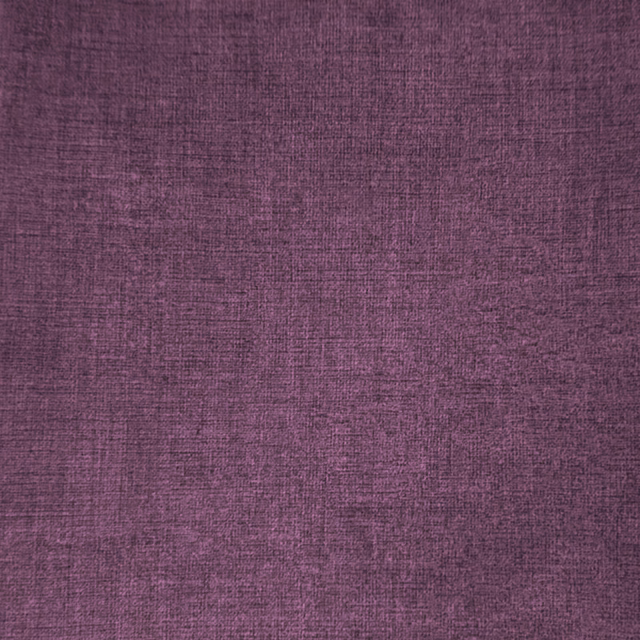 Close-up of a textured deep berry-purple woven fabric swatch
