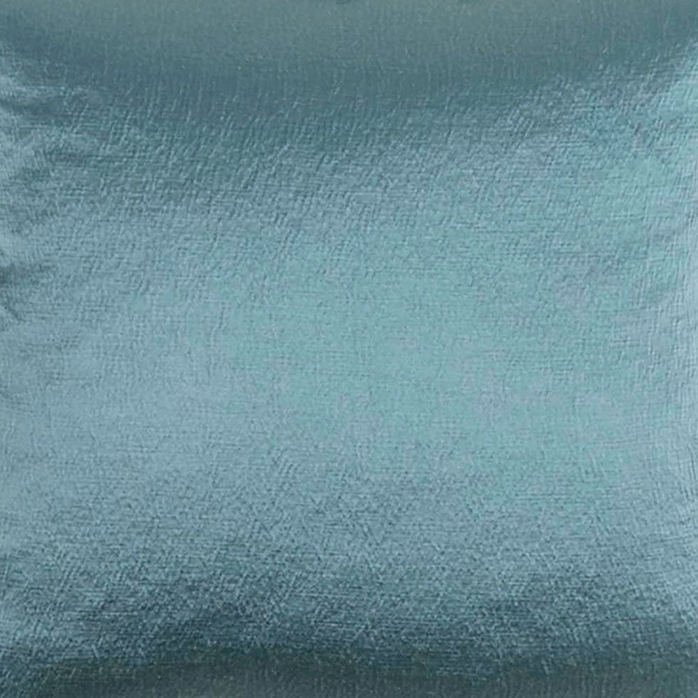Soft glazed blue plain fabric swatch with a subtle sheen and fine texture