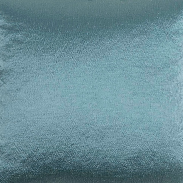 Soft glazed blue plain fabric swatch with a subtle sheen and fine texture