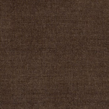 Close-up of deep mocha brown chenille-style fabric with fine woven texture