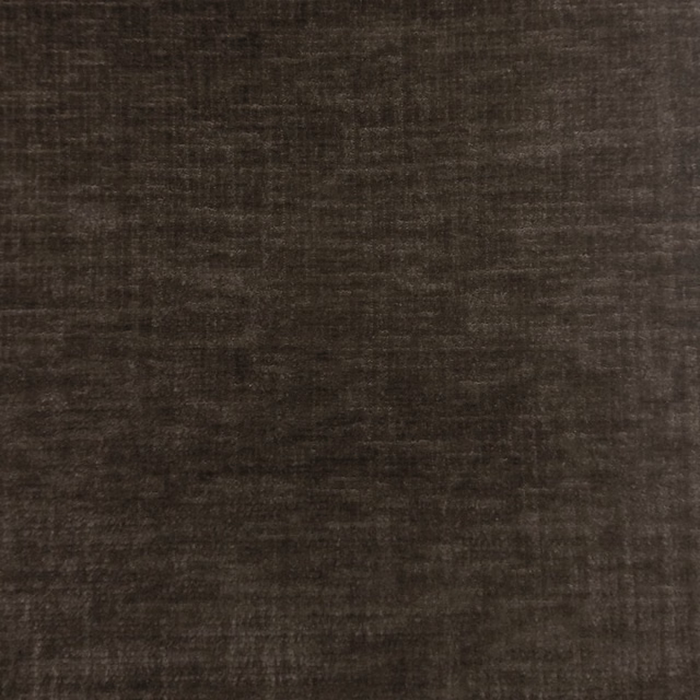 Dark chocolate brown woven fabric with a subtle mottled texture