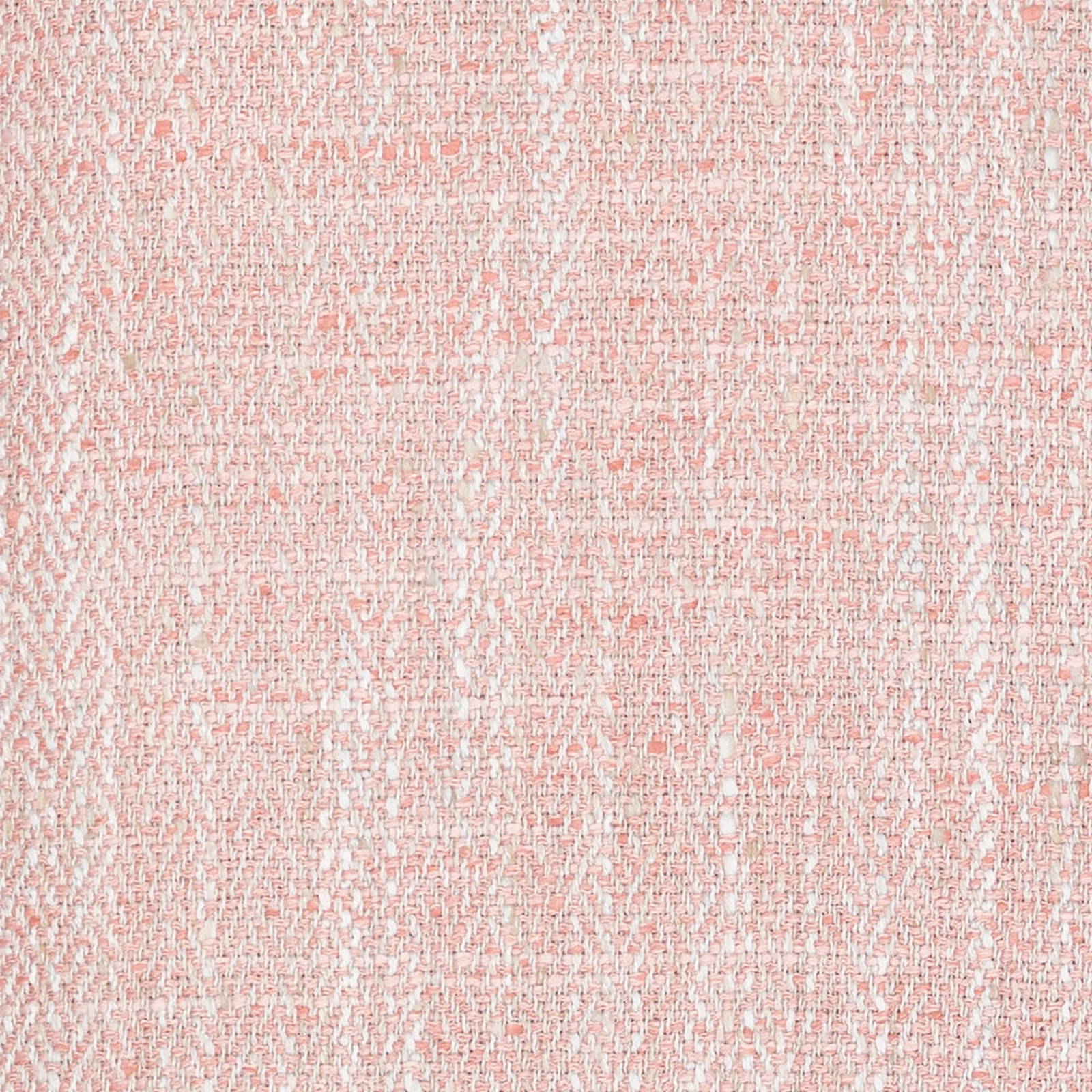 Soft blush pink woven fabric with speckled cream texture