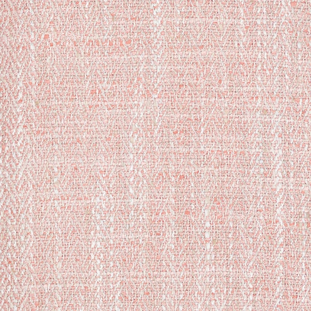Soft blush pink woven fabric with speckled cream texture