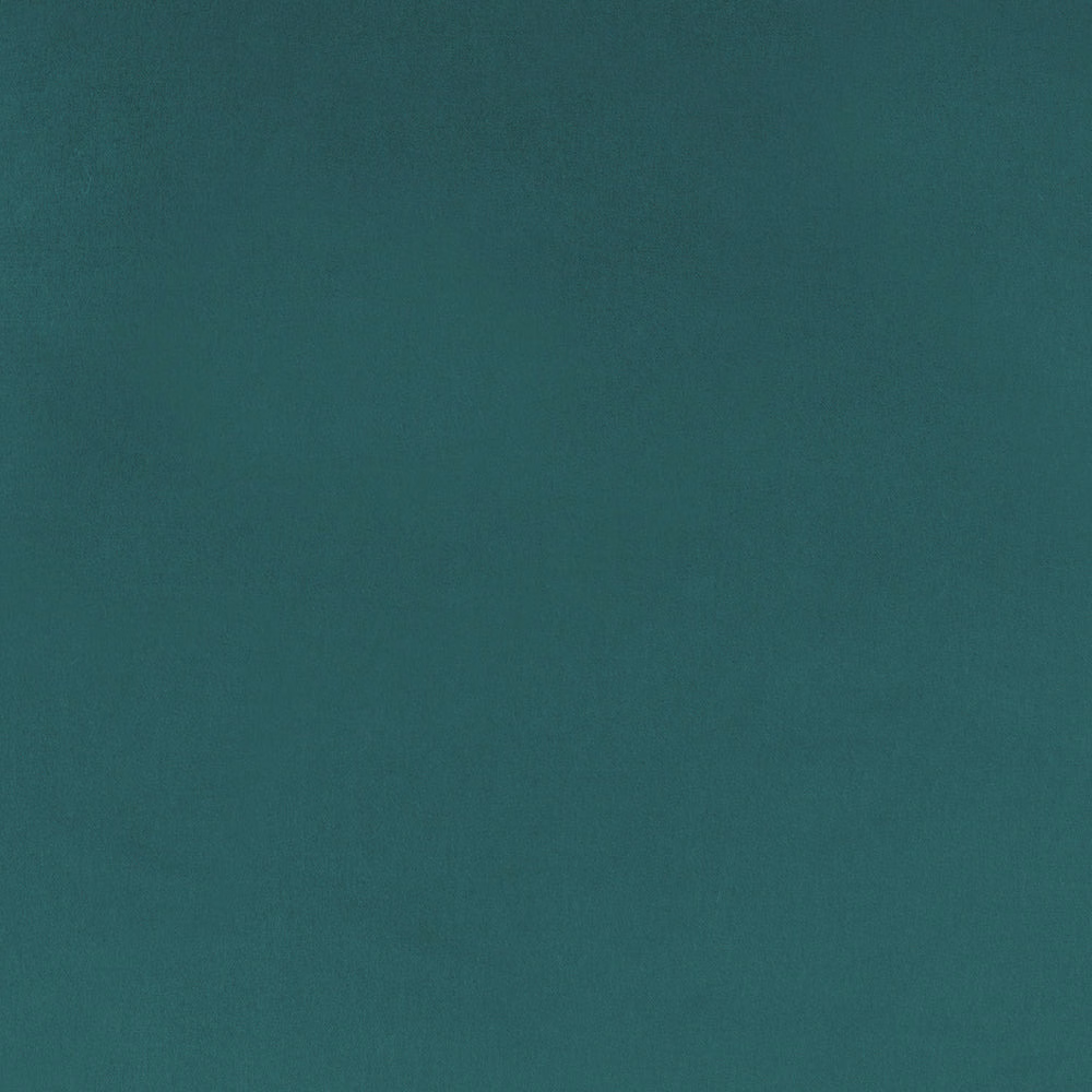 Deep teal-blue plain fabric swatch with a smooth, matte finish