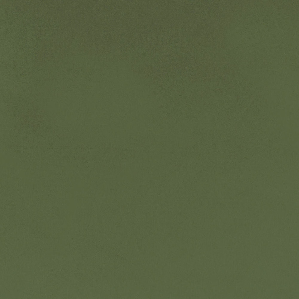 Plain muted olive green fabric swatch with a soft matte weave