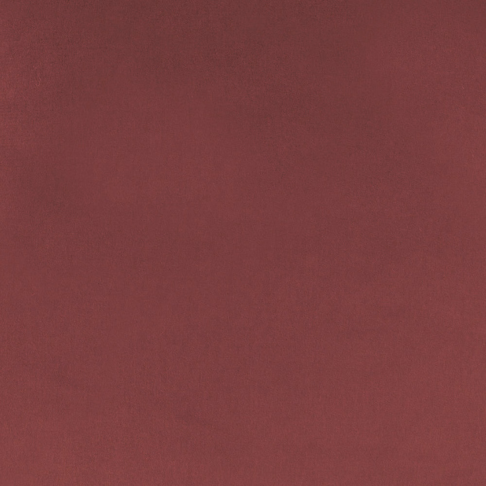 Plain deep red fabric swatch with a soft matte woven finish