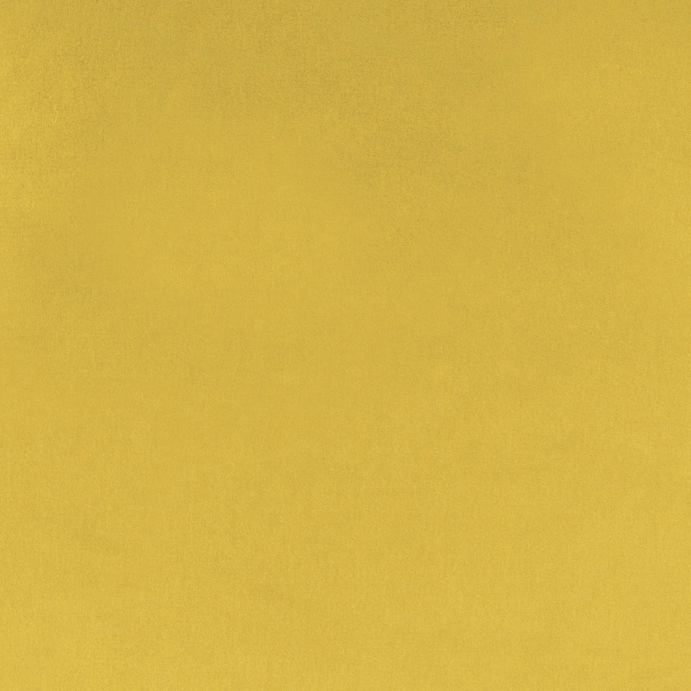 Plain soft mustard yellow fabric swatch with a smooth woven finish