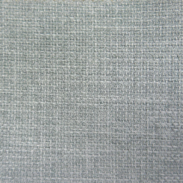 Soft misty grey woven fabric with a fine textured plain surface