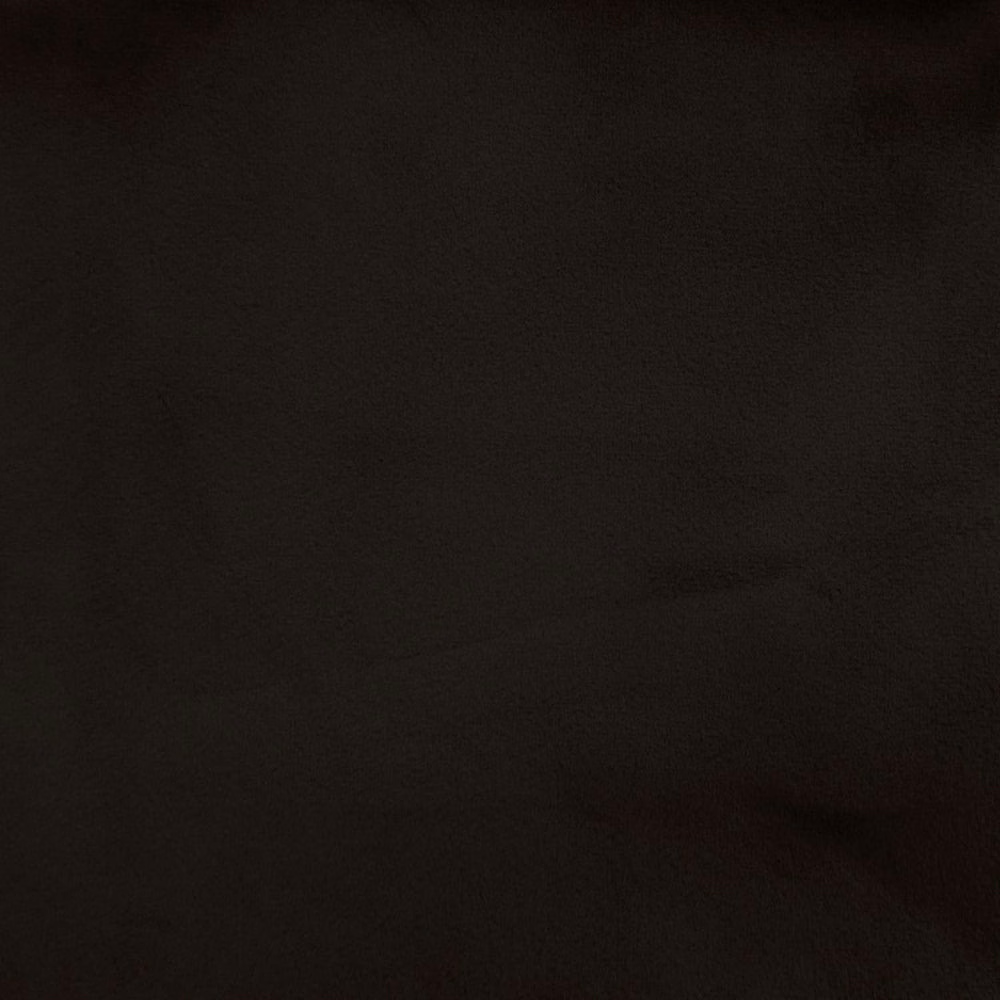 Dark espresso brown plain woven fabric swatch with a soft matte finish
