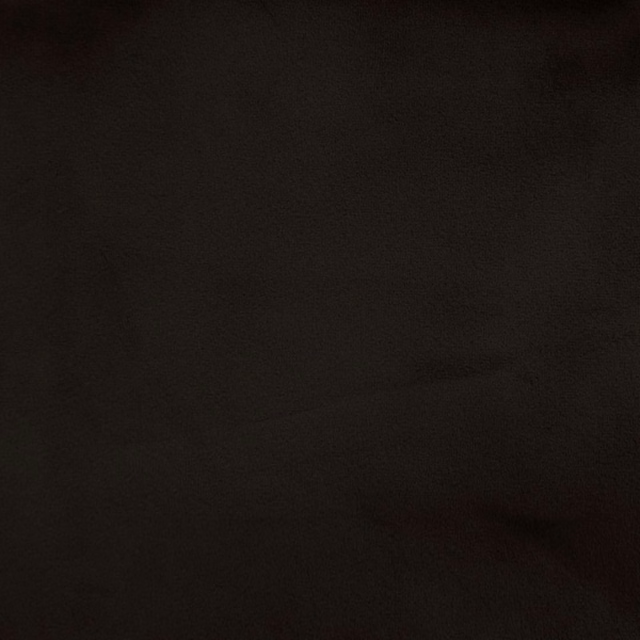 Dark espresso brown plain woven fabric swatch with a soft matte finish