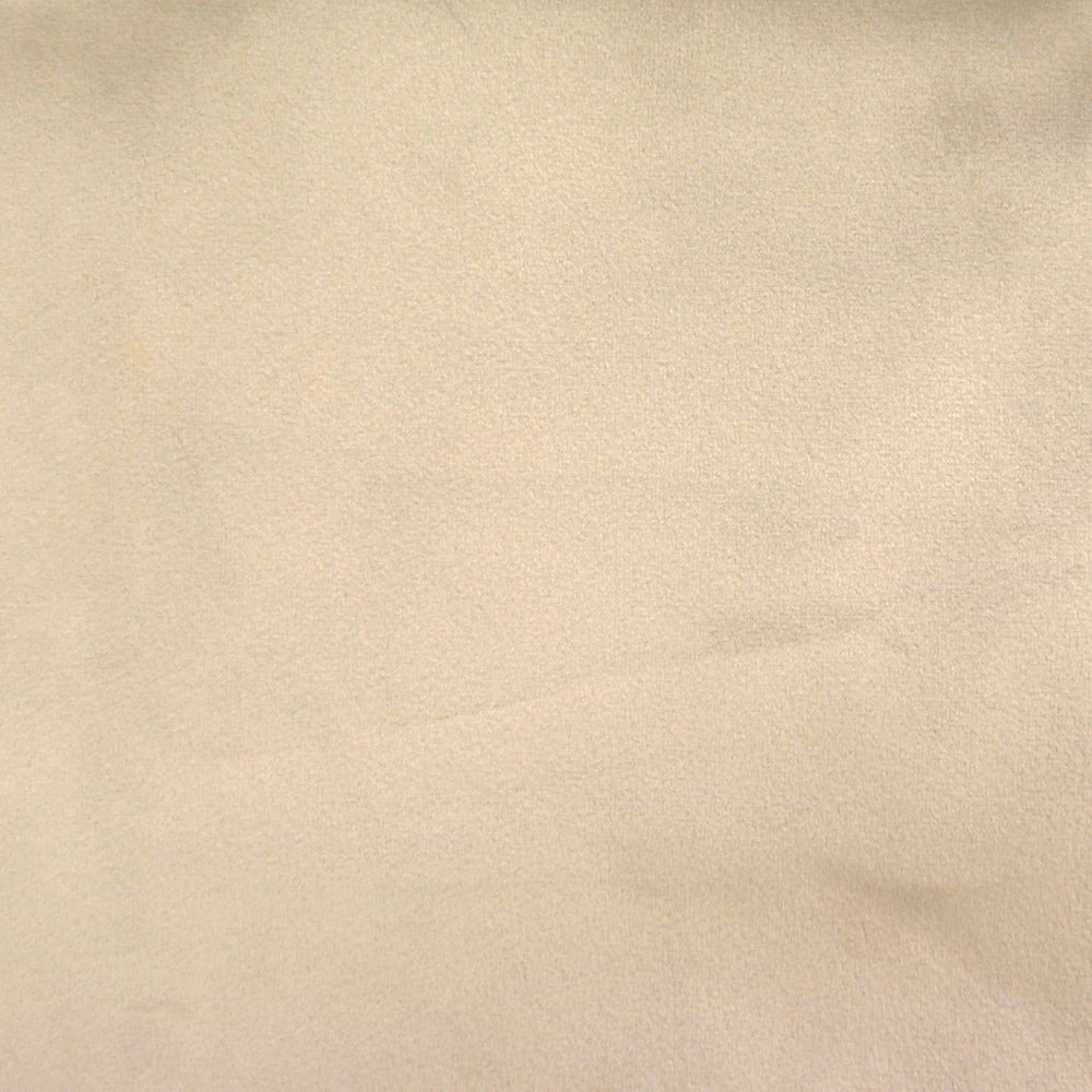 Plain soft cream fabric swatch with a smooth, matte woven surface