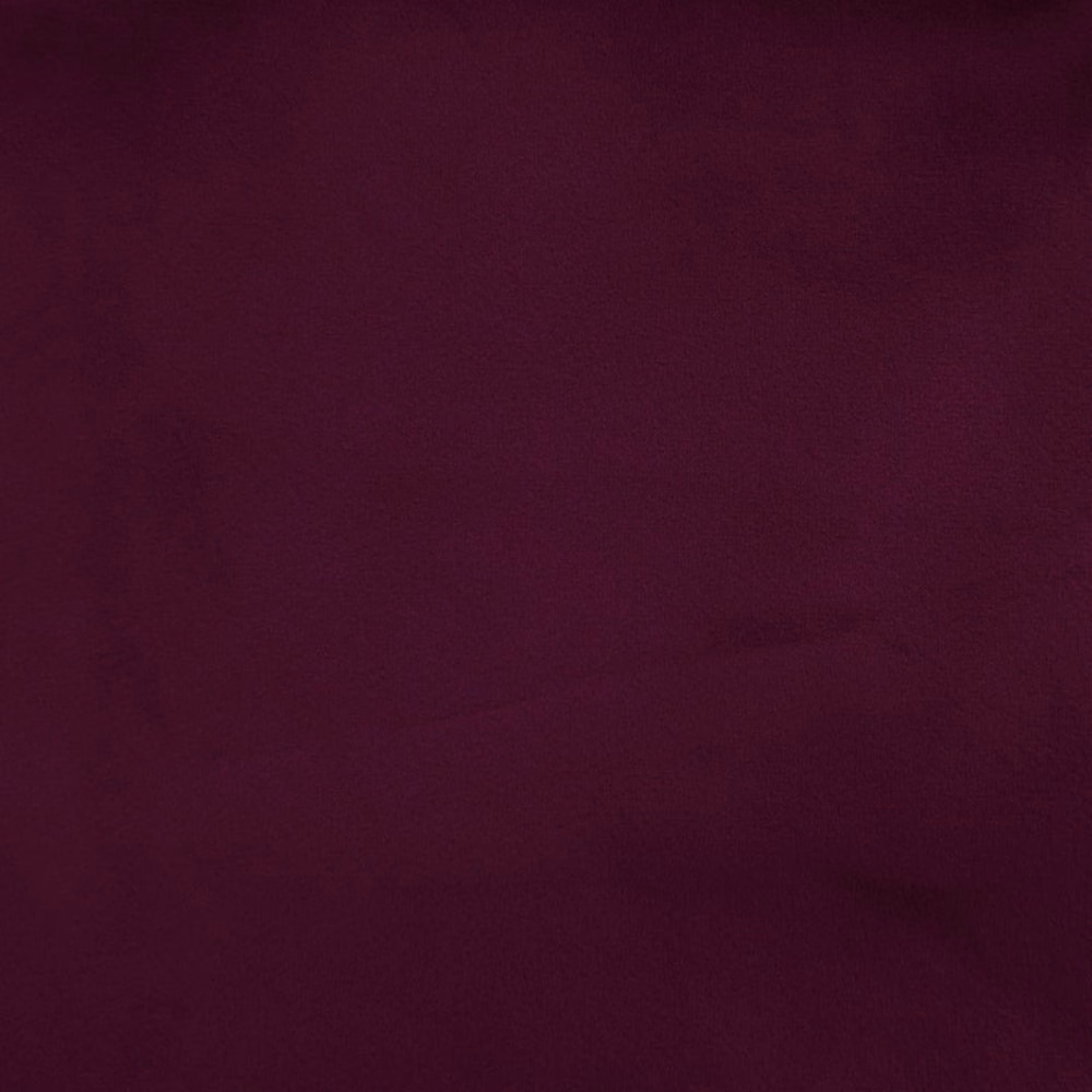Deep plum purple plain woven fabric swatch with a smooth matte surface