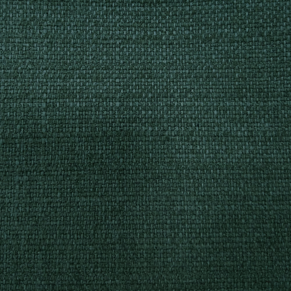 Deep moss green woven fabric with a dense, textured plain surface