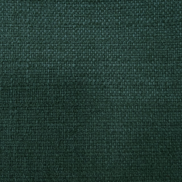 Deep moss green woven fabric with a dense, textured plain surface