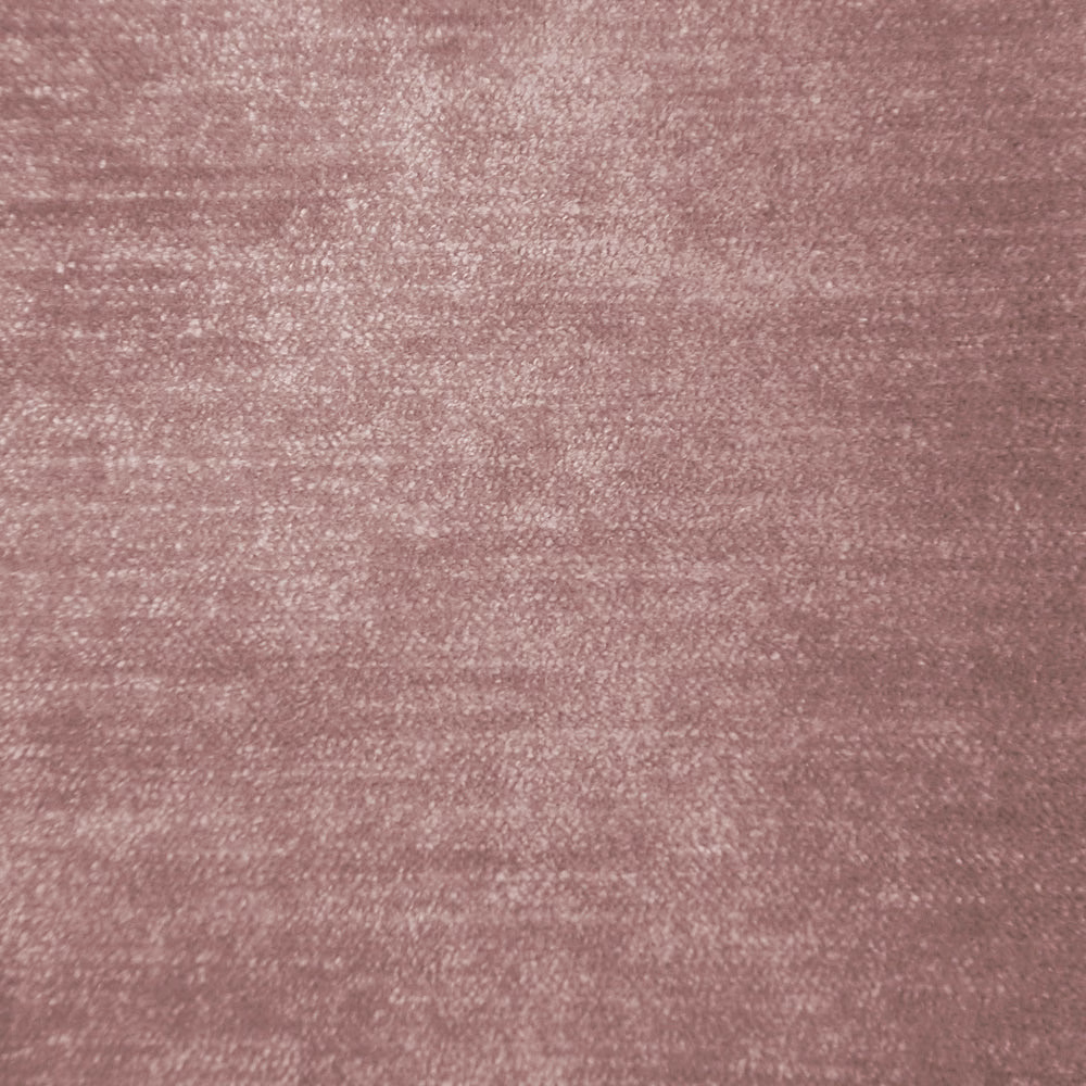 Dusty rose pink plain woven fabric with a soft pearly sheen