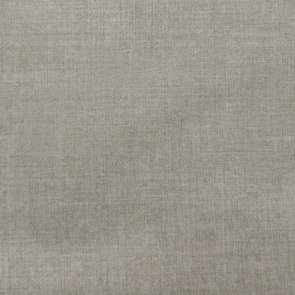Soft beige plain weave fabric swatch with a subtle linen-like texture