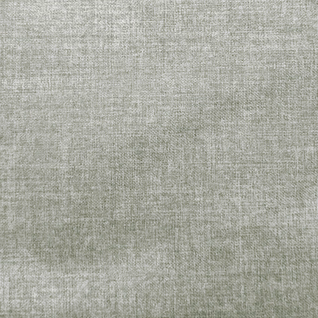 Close-up of a soft mist-grey woven fabric with a fine textured surface