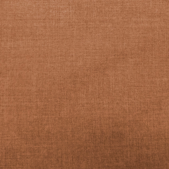 Plain warm terracotta-orange fabric with a subtle woven texture