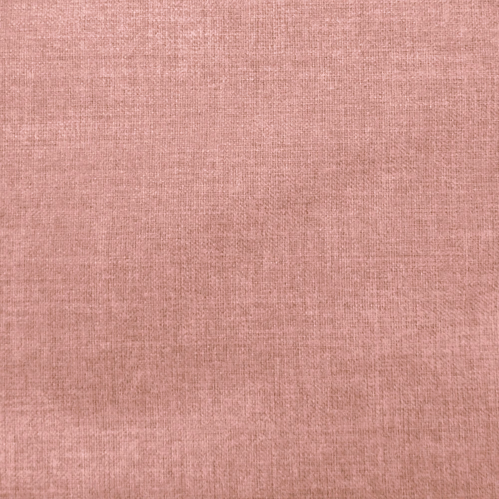 Dusty pink plain-woven fabric swatch with a soft, fine texture