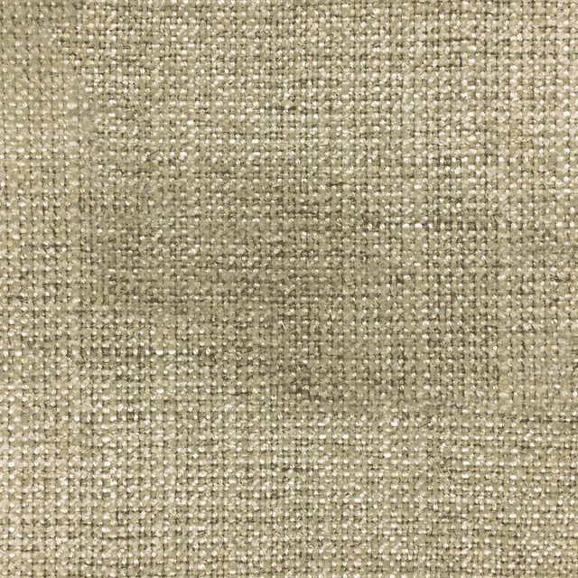 Close-up of muted sage green woven fabric with a nubby texture