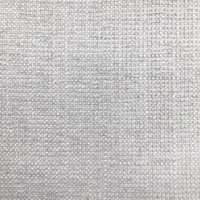 Close-up of a soft pale grey textured woven fabric with a nubby surface