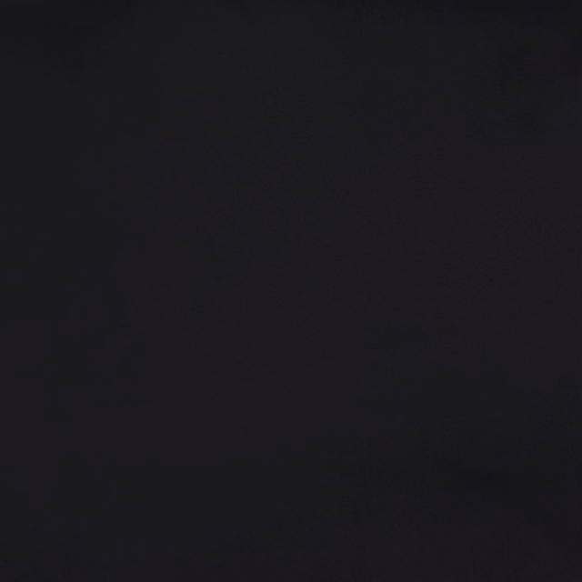 Deep matte black fabric swatch with a smooth, barely textured surface