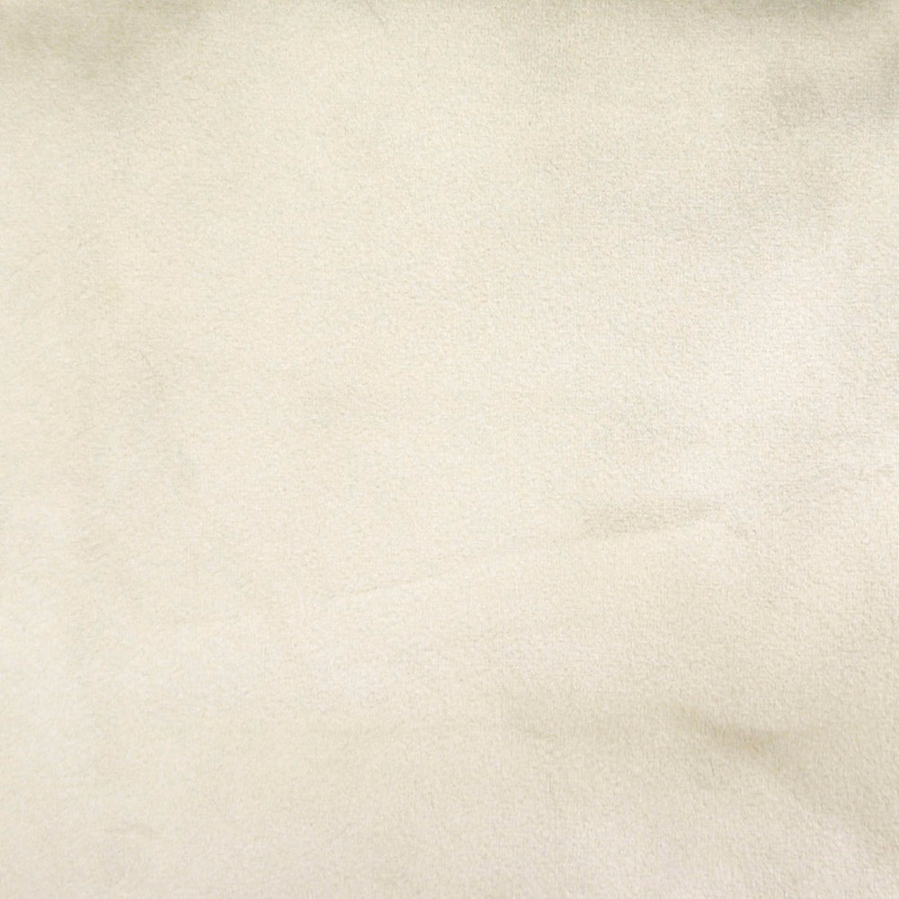 Pale warm cream fabric swatch with a smooth, softly brushed surface