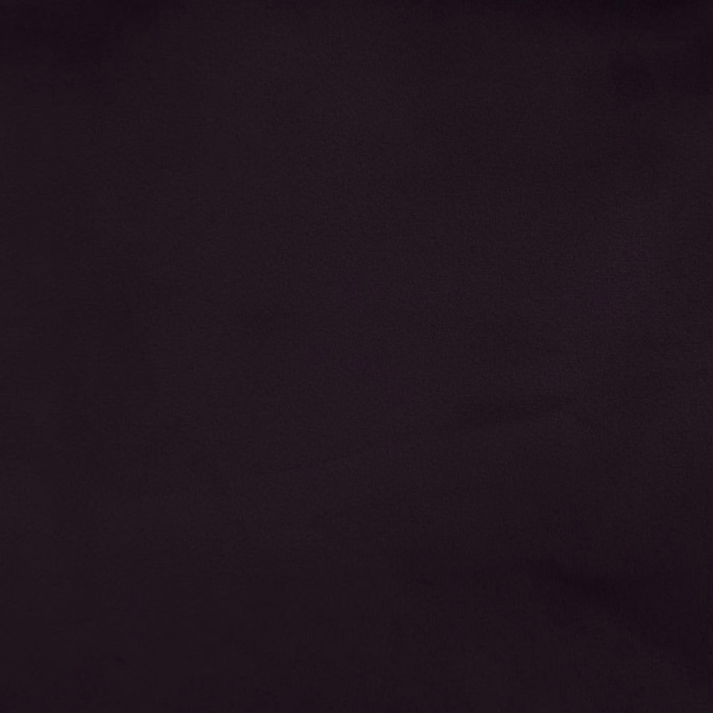 Deep plum purple plain fabric swatch with a smooth matte finish