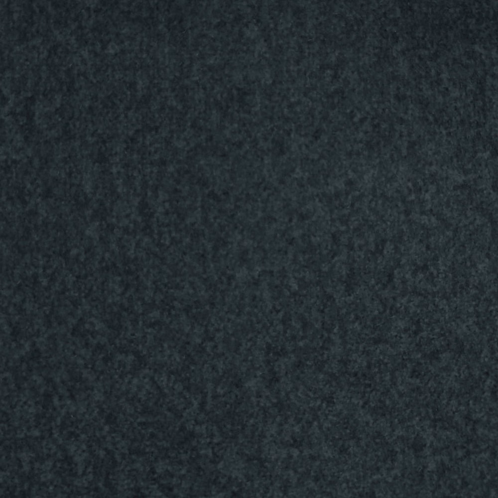 Deep charcoal-black fabric swatch with a soft, mottled matte texture