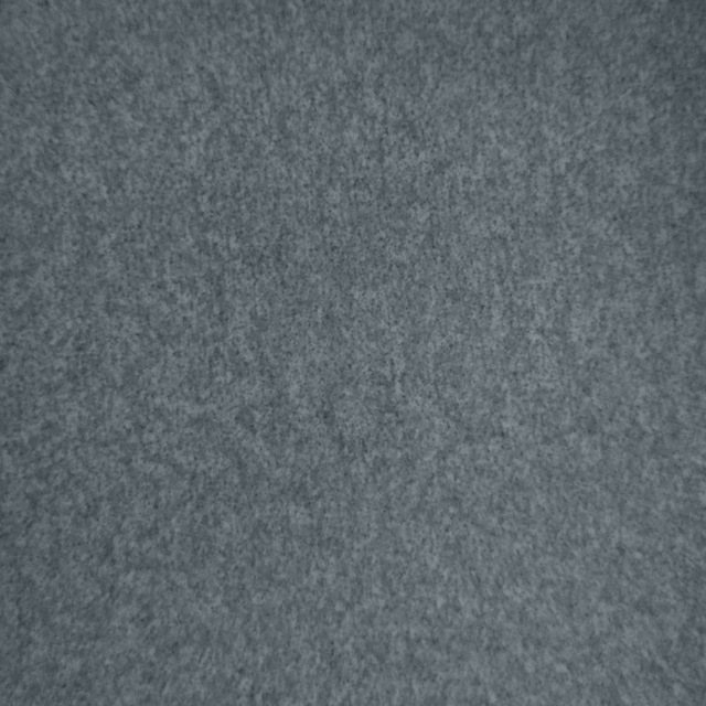 Close-up of a cool mid-grey plain woven fabric with a soft mottled texture