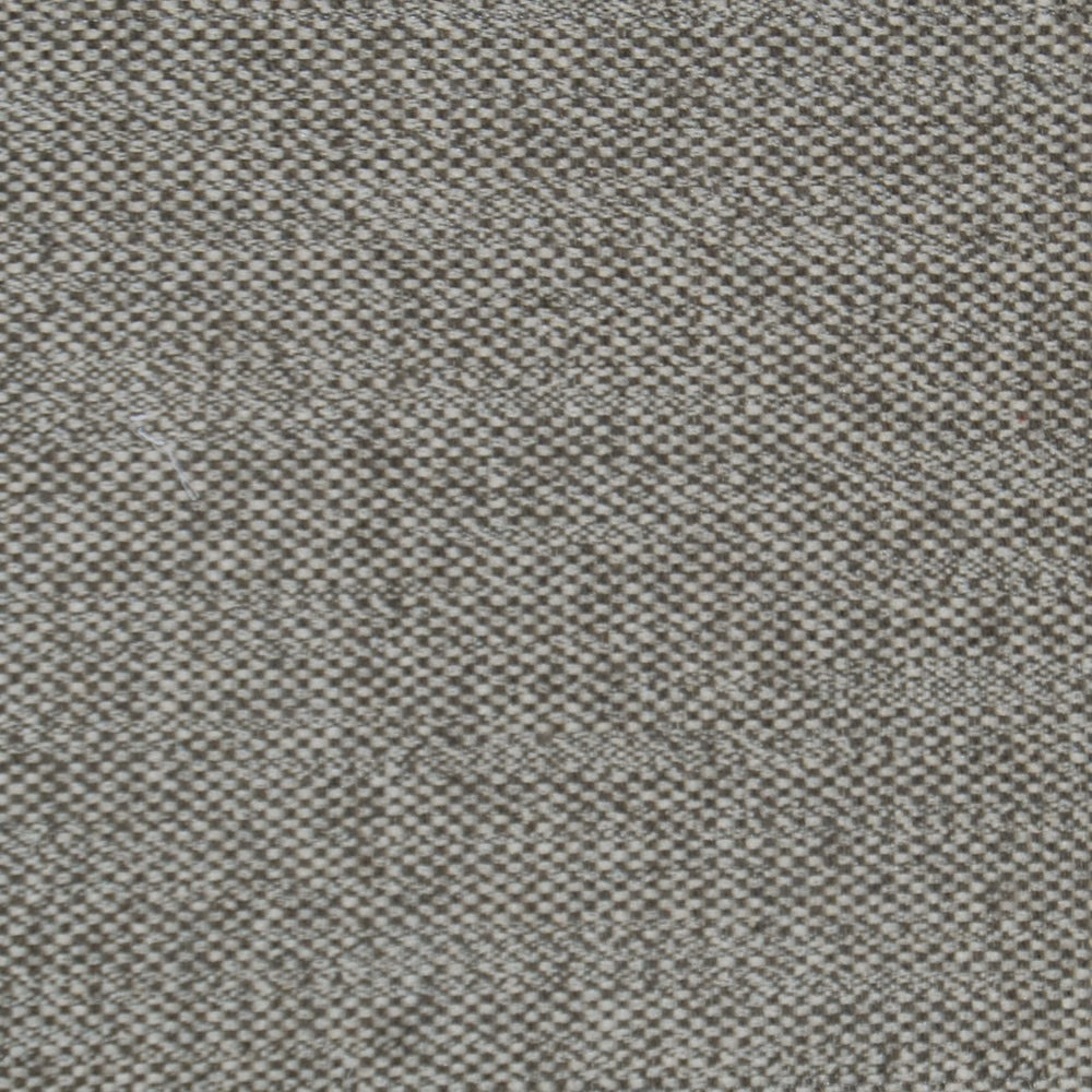 Close-up of mottled grey woven fabric with a fine nubby texture