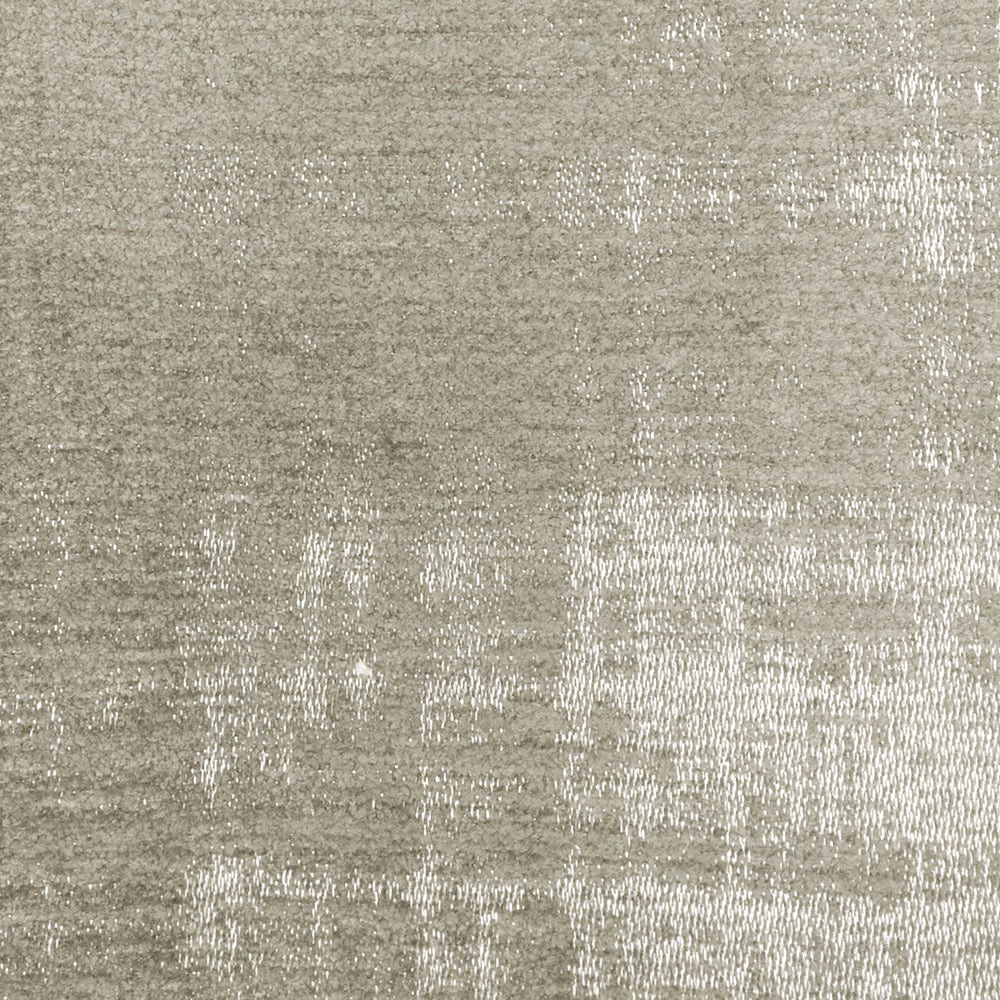 Textured beige taupe fabric swatch with soft reflective sheen
