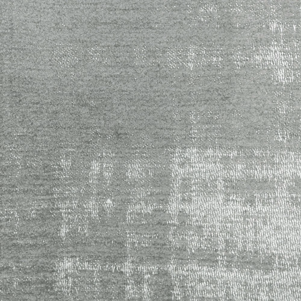 Close-up of cool grey textured fabric with a soft mottled sheen