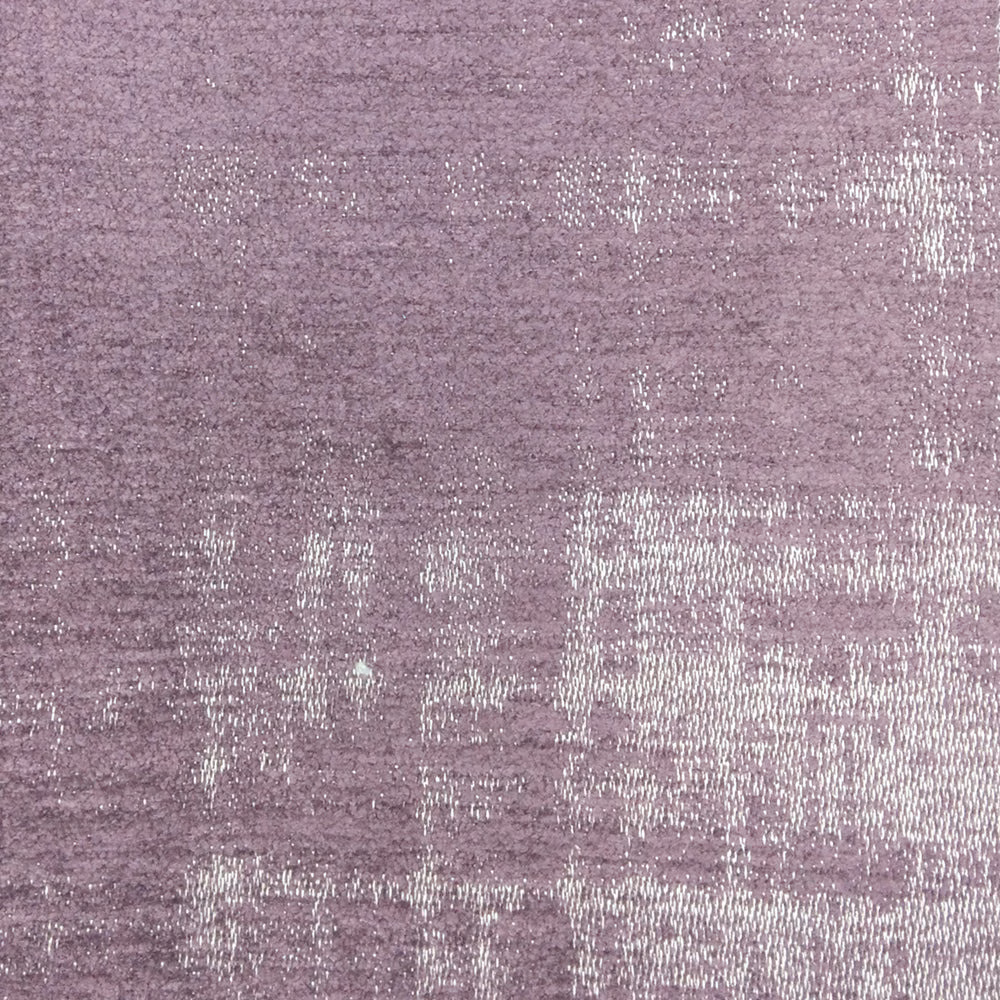 Muted mauve-pink woven fabric with silvery abstract streaks and soft texture