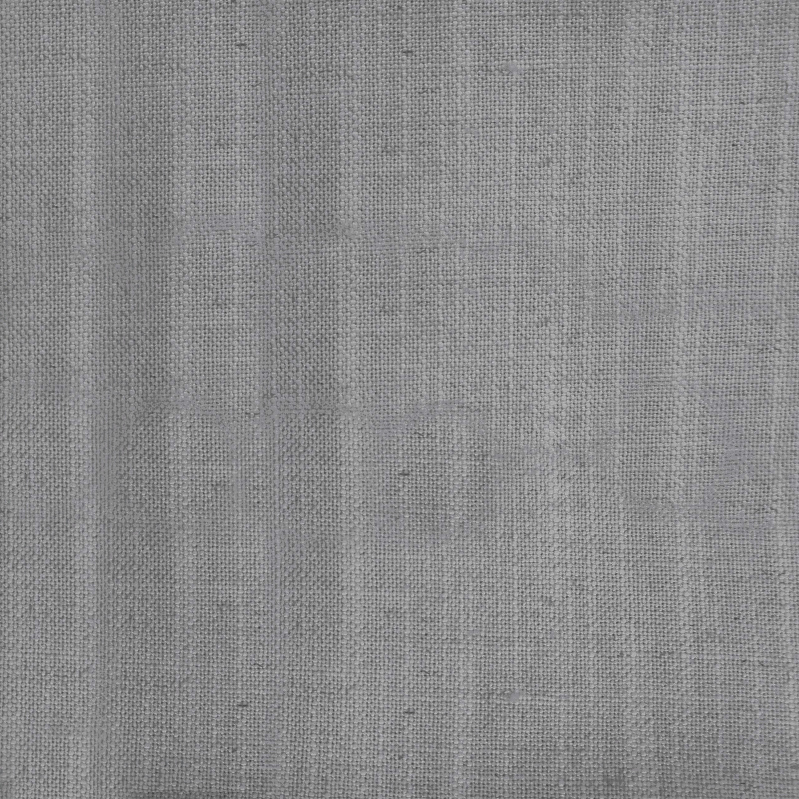 Soft pebble grey plain woven fabric with a subtle slub texture