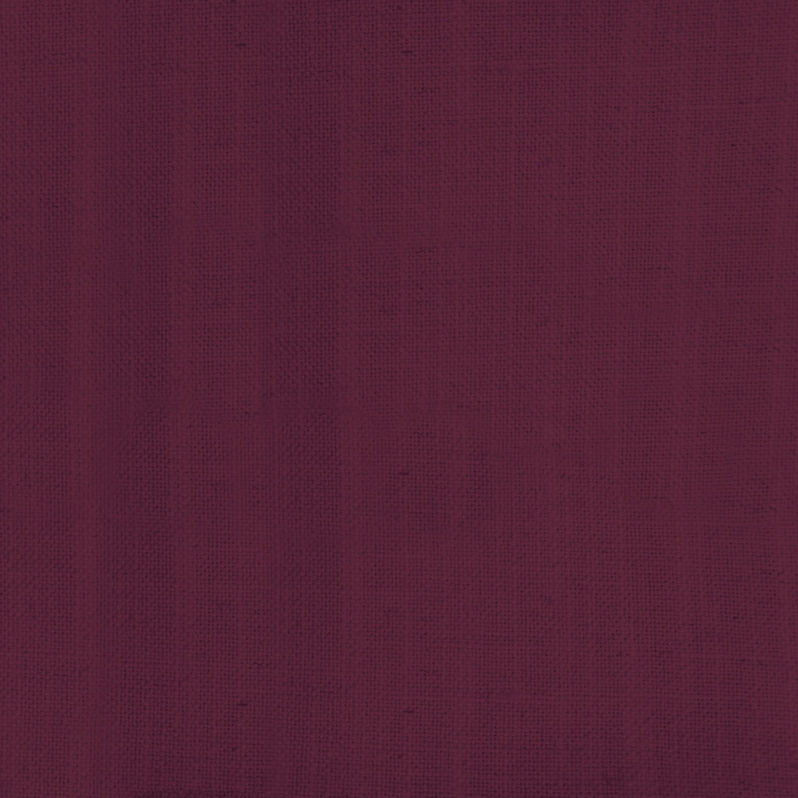 Deep berry pink plain-woven fabric with a fine textured surface