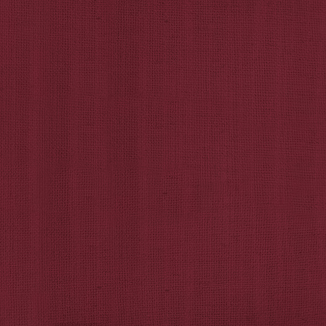 Close-up of deep burgundy plain-woven fabric with a fine matte texture