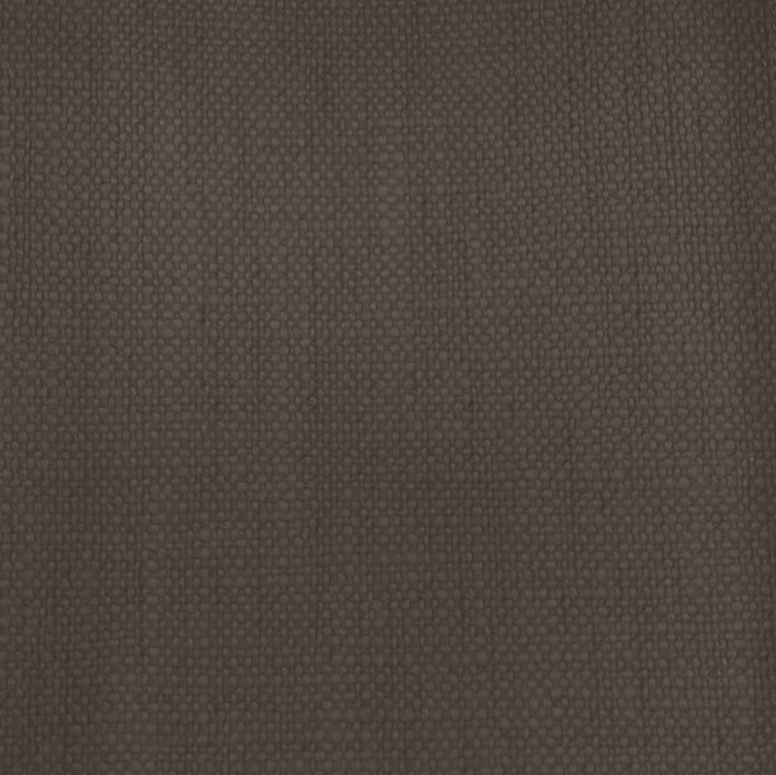 Close-up of a muted brown plain weave fabric with fine textured surface
