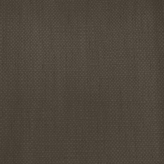 Close-up of a muted brown plain weave fabric with fine textured surface