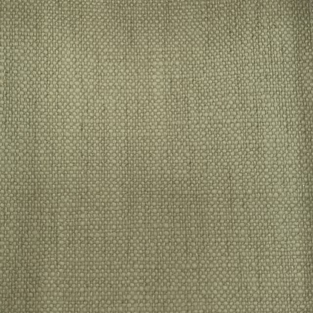 Muted olive green woven fabric with a tight textured pebble weave