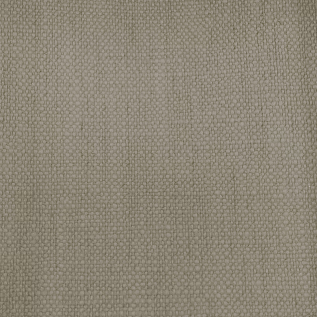Close-up of soft mushroom-grey woven fabric with a fine textured plain weave