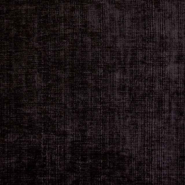 Dark charcoal-black textured woven fabric with subtle cross-hatched flecks