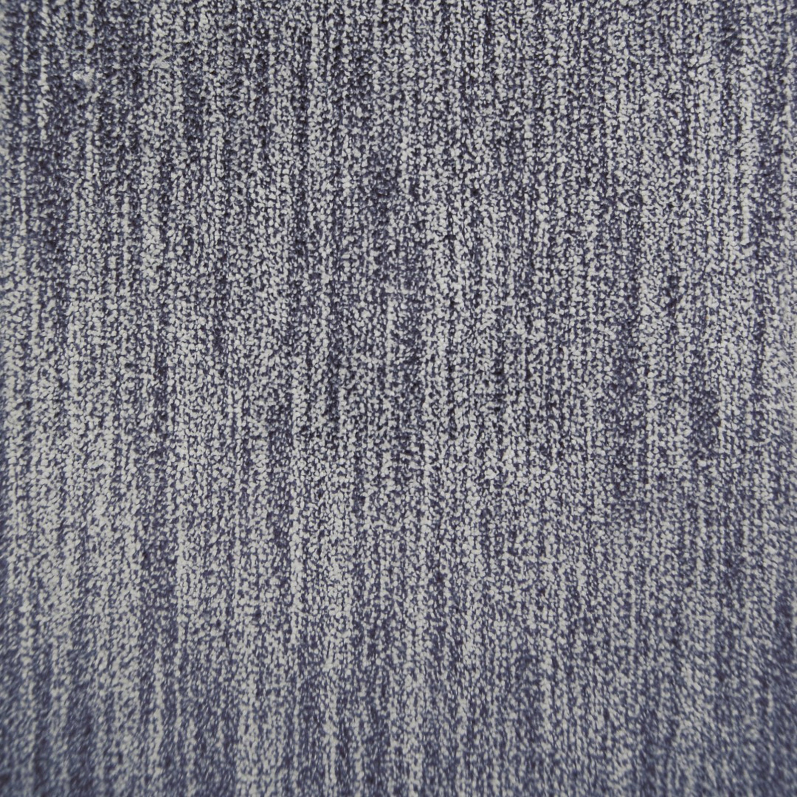 Close-up of dusky purple textured woven fabric with speckled silver-grey striations