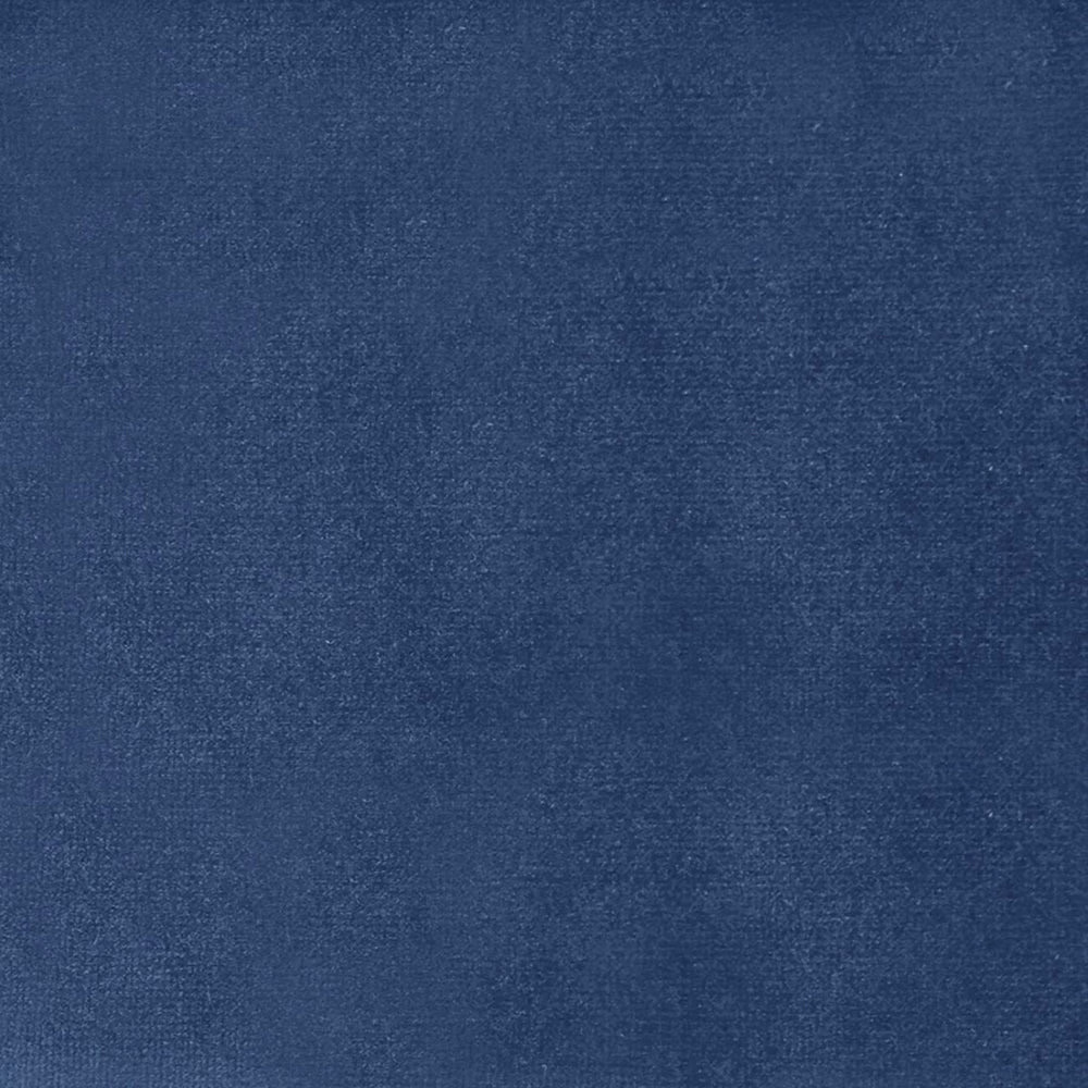 Deep sapphire blue plain woven fabric with a soft matte finish