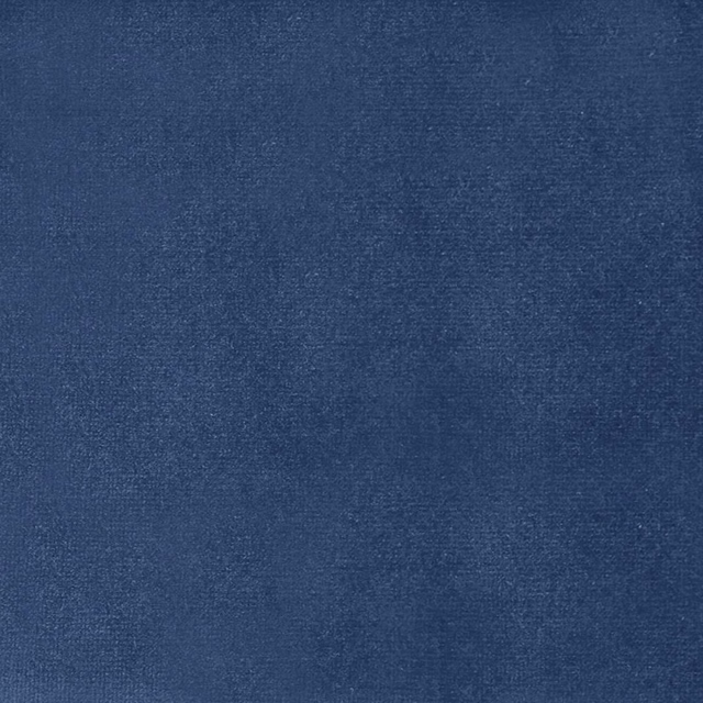 Deep sapphire blue plain woven fabric with a soft matte finish