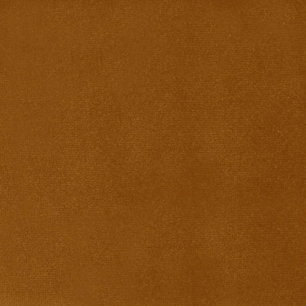 Burnished saffron-orange plain woven fabric with a soft matte sheen