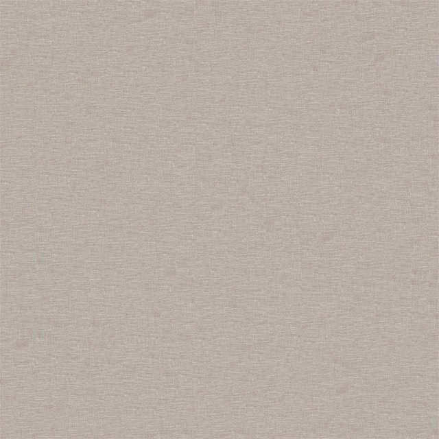 Warm grey plain-weave fabric with subtle fine horizontal and vertical texture