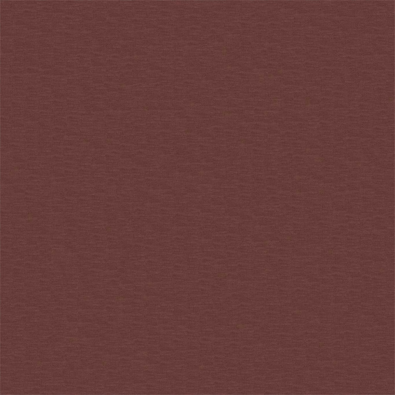 Deep cranberry-red plain weave with subtle horizontal slubs and soft tonal variation