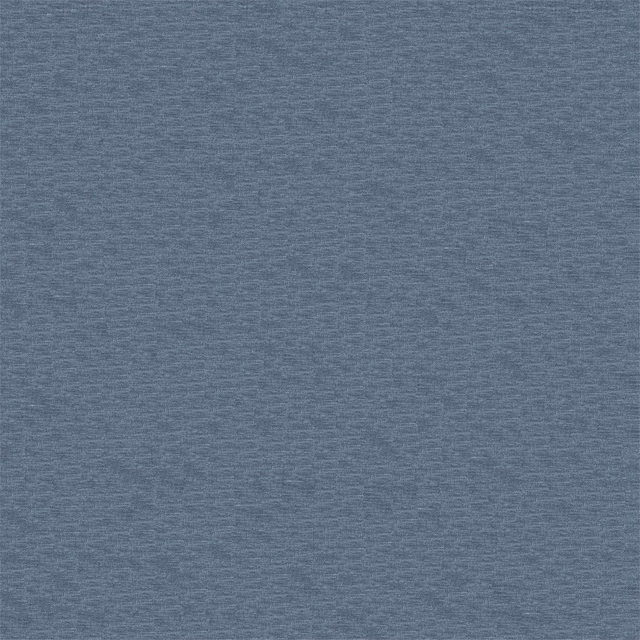 Muted denim-blue plain weave showing fine horizontal slub texture