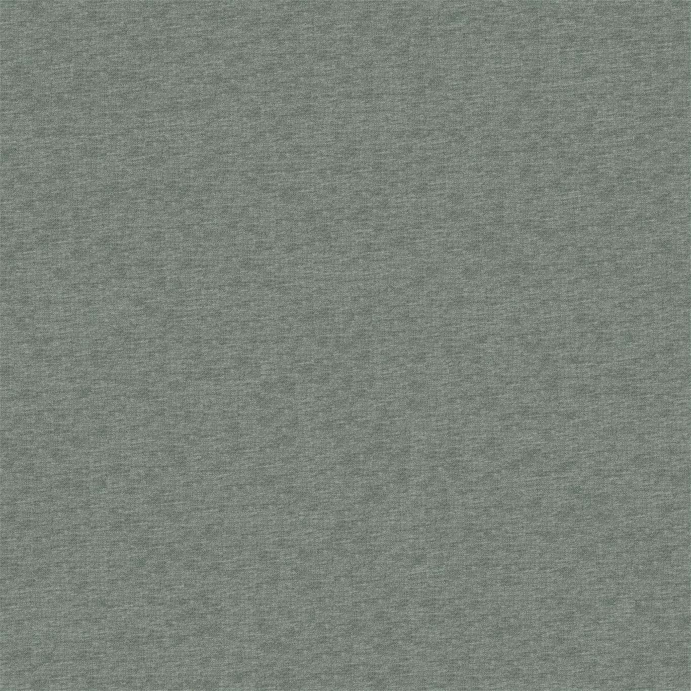 Muted eucalyptus green-grey plain weave with fine horizontal texture and soft tonal variation